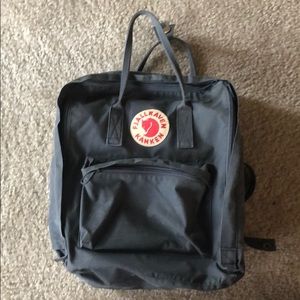 Dark Grey Fjallraven Kanken